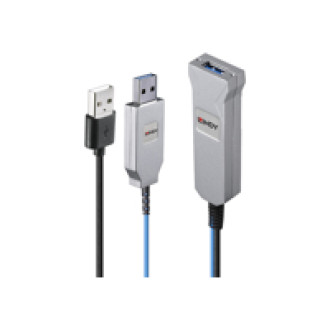 LINDY 100m Fibre Optic USB 3.0 Kabel