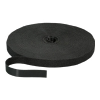 EFB Klettband 20mm schwarz 25 Meter Rolle