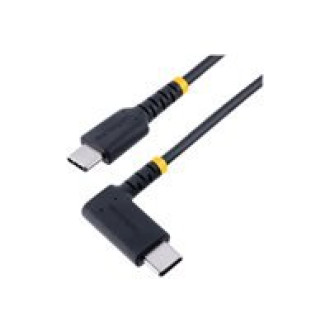 STARTECH.COM 6ft 2m USB C Charging Cable Right Angle 60W PD 3A Heavy Duty Fast Charge USB-C Cable Durable Rugged Aramid Fiber