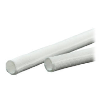 VALUE Gewebeschlauch SNAP fur Kabelbundelung weiss 2,5m