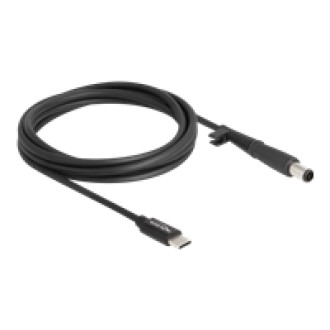 DELOCK Notebook Ladekabel USB Type-C Stecker zu HP 7,4 x 5,0mm Stecker