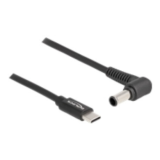 DELOCK Notebook Ladekabel USB Type-C Stecker zu Sony 6,0 x 4,3mm Stecker