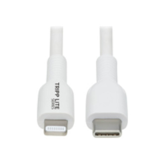 EATON TRIPPLITE USB-C to Lightning Sync/Charge Cable M/M MFi Certified White 2m 6,6 ft.