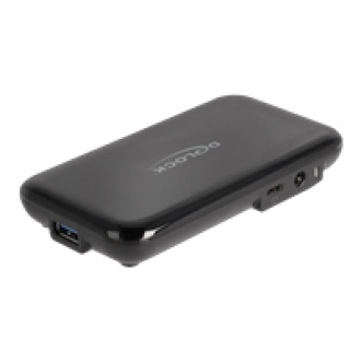 DELOCK 7 Port USB 3.2 Gen 2 Hub mit 4 USB Typ-A und 3 USB Type-C Ports