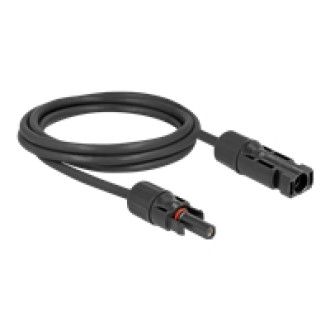 DELOCK DL4 Solar Kabel 6mm Stecker zu Buchse 2m schwarz