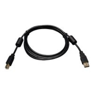 EATON TRIPPLITE USB 2.0 A to B Cable with Ferrite Chokes M/M 3 ft. 0.91m USB cable USB Type B M to USB M USB 2.0 91.4cm BK