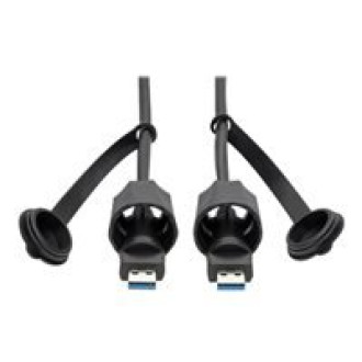 EATON TRIPPLITE USB-A Male to USB-A Male Cable SuperSpeed 3.0/3.1 Industrial 6ft. 1,83m - IP68 Shielded TAA