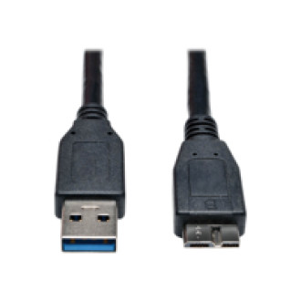 EATON TRIPPLITE USB 3.0 SuperSpeed Device Cable A to Micro-B M/M USB cable Micro-USB Type B M to USB Type A M USB 3.0 30cm