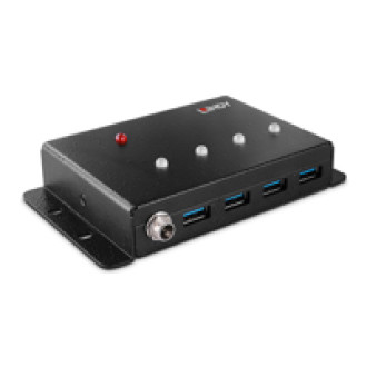LINDY 4 Port USB 3.0 Metal Hub
