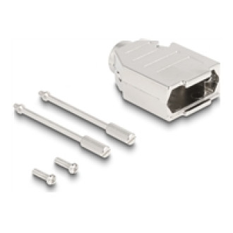 DELOCK D-Sub Gehäuse fur 9 Pin Stecker / Buchse