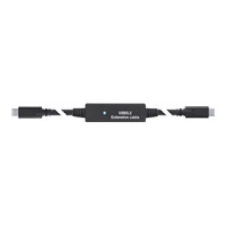 INLINE USB 3.2 Gen.2 Aktiv Kabel USB-C Stecker an USB-C Stecker schwarz 5m