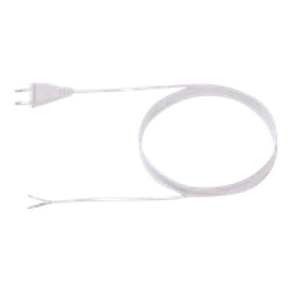 BACHMANN Zuleitung 2x0.75 2m schwarz H03VVH2-F Eurostecker einzelnverpackt