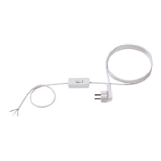 BACHMANN Zw.Schalter - Zuleitung 2m H03VV-F 3G0.75 weiss unverpackt