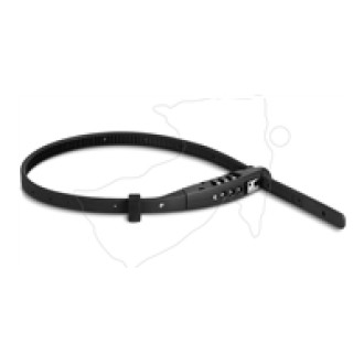 NAVILOCK Universal Sicherungskabelbinder mit Zahlenschloss - L 410 x B 10mm schwarz