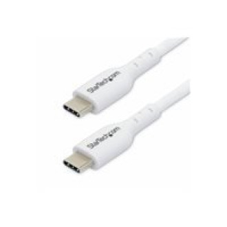 STARTECH.COM 1m USB-C Schnellladekabel USBC Kabel USB 2.0 Typ-C Laptop Ladekabel 60W Power Delivery USB-C auf USB-C Weiss