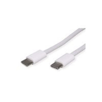 VALUE USB 2.0 Kabel Typ C-C ST/ST 60W weiss 3m