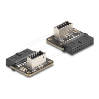 DELOCK USB 5 Gbps Adapter Pfostenbuchse zu intern Typ-E Key A Buchse gewinkelt