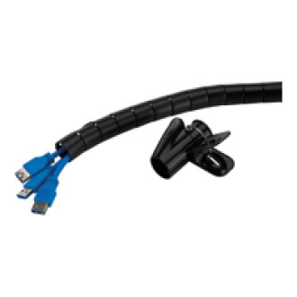 NEOMOUNTS Spiral Cable Wrap 25mm multiple cables black