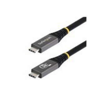 STARTECH.COM 50cm USB4 Kabel 80Gbps USB-IF-zertifiziertes USB-C Ladekabel 240W 8K 120Hz-4K 240Hz DP2.1monitorkabel Thunderbolt 4