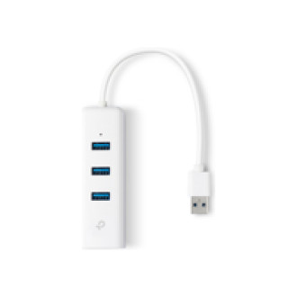 TP-LINK UE330 3-Port USB 3.0-Hub & Gigabit-Ethernet-Adapter 3x USB-A 3.0