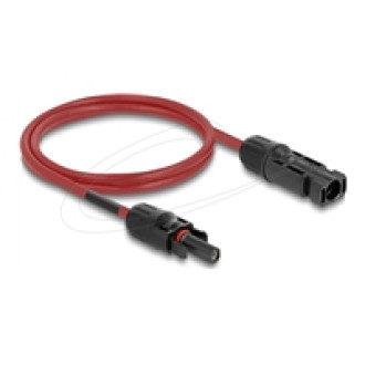 DELOCK DL4 Solar Kabel 6mm Stecker zu Buchse 1m rot