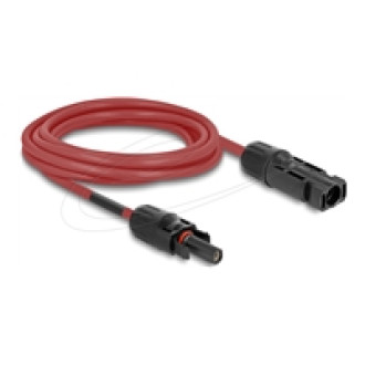 DELOCK DL4 Solar Kabel 6mm Stecker zu Buchse 3m rot