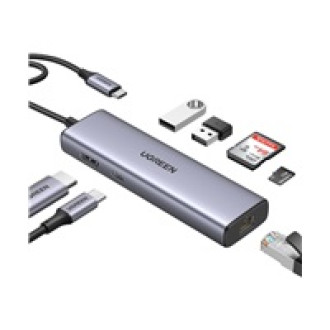 UGREEN CM512 7-in-1 USB-C Hub 1x HDMI 1x USB-C PD 100W 2x USB-A 1x RJ-45 1x SD/Micro SD