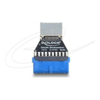 DELOCK Adapter USB 5 Gbps 20 Pin Pfostenbuchse zu USB 5 Gbps Typ-E Key B Buchse