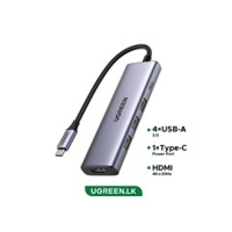 UGREEN CM511 5-in-1 USB-C Hub 1x HDMI 4K 3x USB-A 3.0 1x USB-C PD 100W