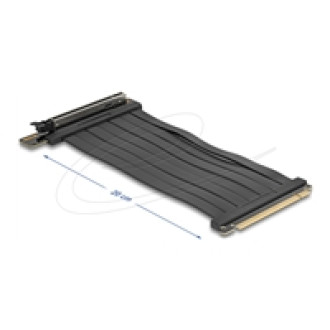 DELOCK Riser Karte PCI Express 5.0 x16 Stecker zu x16 Slot mit Kabel 20cm