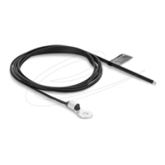 DELOCK Temperaturfuhler-Kabel M4mit 2 x offenen Kabelenden FEP Einzeladern B25/85 3977K 1m