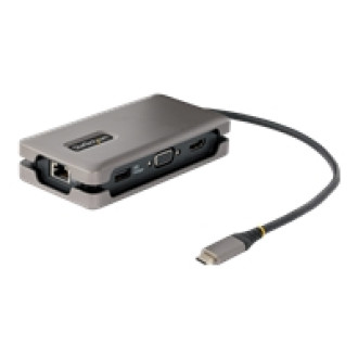 STARTECH.COM USB-C Multiport Adapter USB C auf VGA/4K 60Hz HDMI Adapter USBC Hub 100W PD Laptop USB C Dockingstation USB C Adapter D