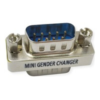 VALUE Mini Gender Changer 9pol. Stecker-Stecker