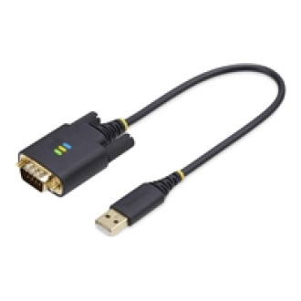 STARTECH.COM 30cm USB auf Seriell Adapter COM-Retention FTDI USB-A zu DB9 Kabel USB RS232 Wechselbare Schrauben/Muttern