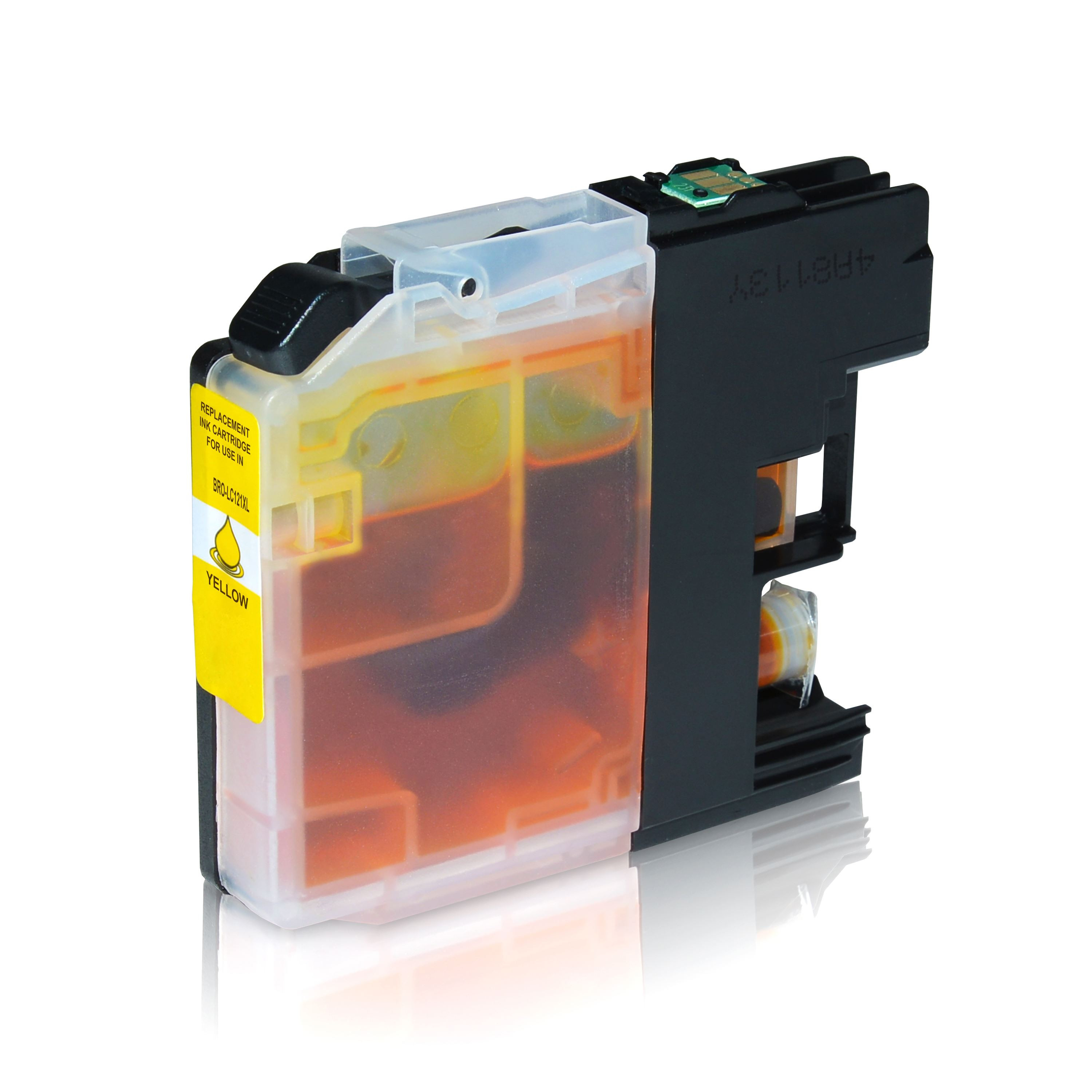Encre (alternatif) compatible à BROTHER LC123Y jaune