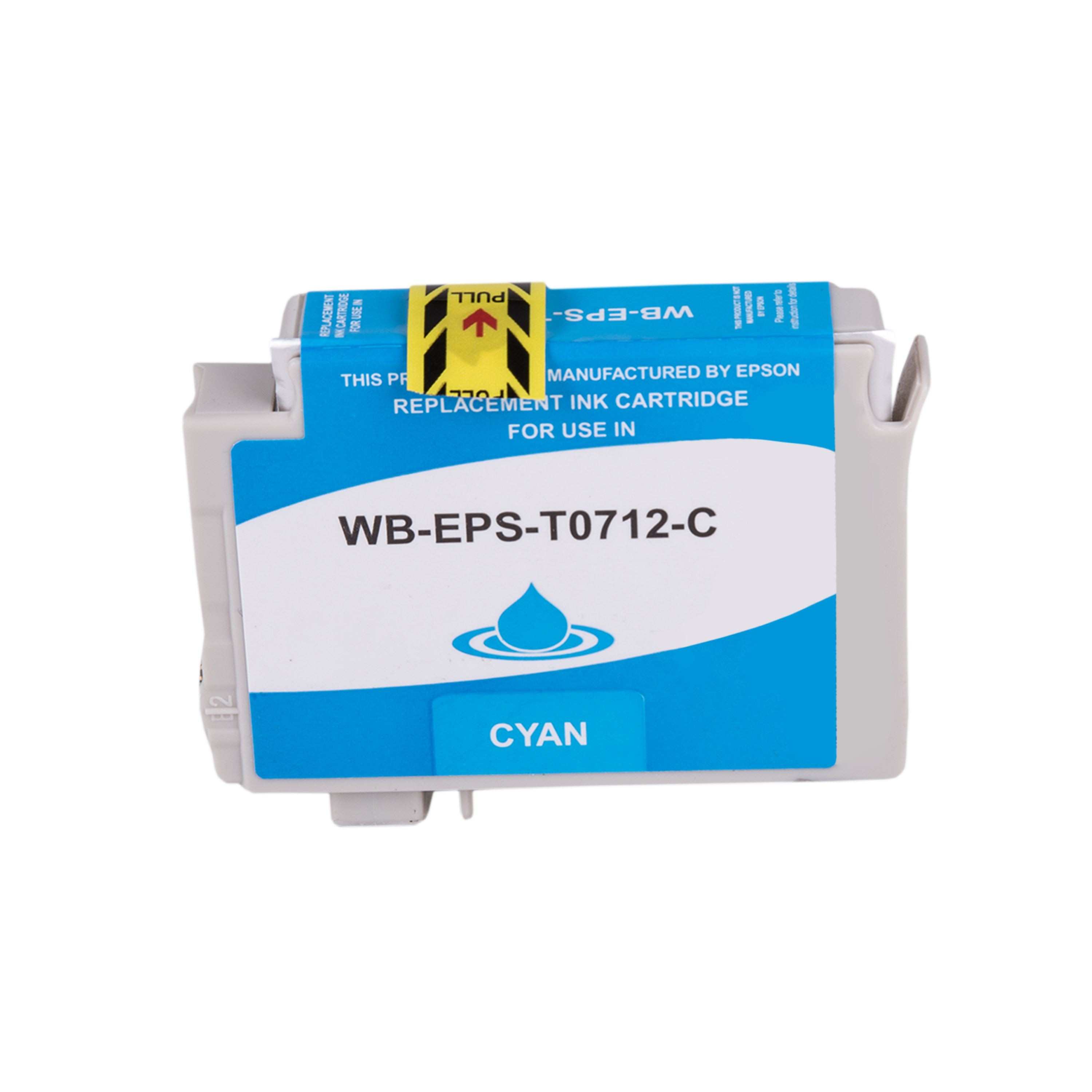Encre (alternatif) compatible à EPSON C13T07124012 cyan