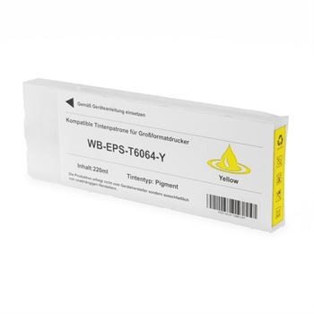 Cartucho de tinta (alternatif) compatible à Epson C13T606400 jaune