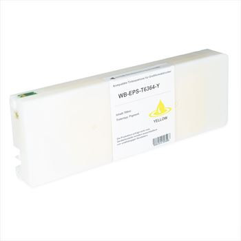 Cartucho de tinta (alternatif) compatible à Epson C13T636400 jaune