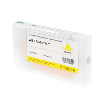 Cartucho de tinta (alternatif) compatible à Epson C13T653400 jaune