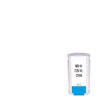 Cartucho de tinta (alternatif) compatible à HP F9K17A cyan