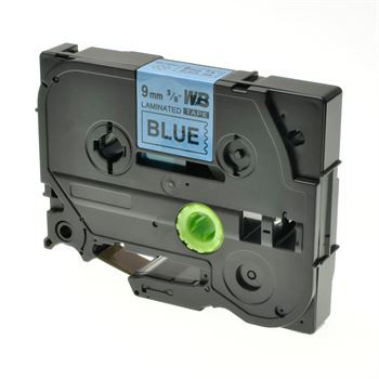 P-Touch (alternatif) compatible à Brother TZE521 noir bleu