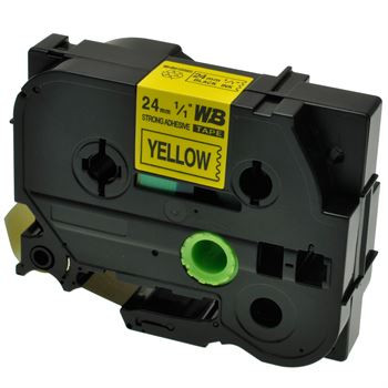 P-Touch (alternatif) compatible à Brother TZES651 noir jaune