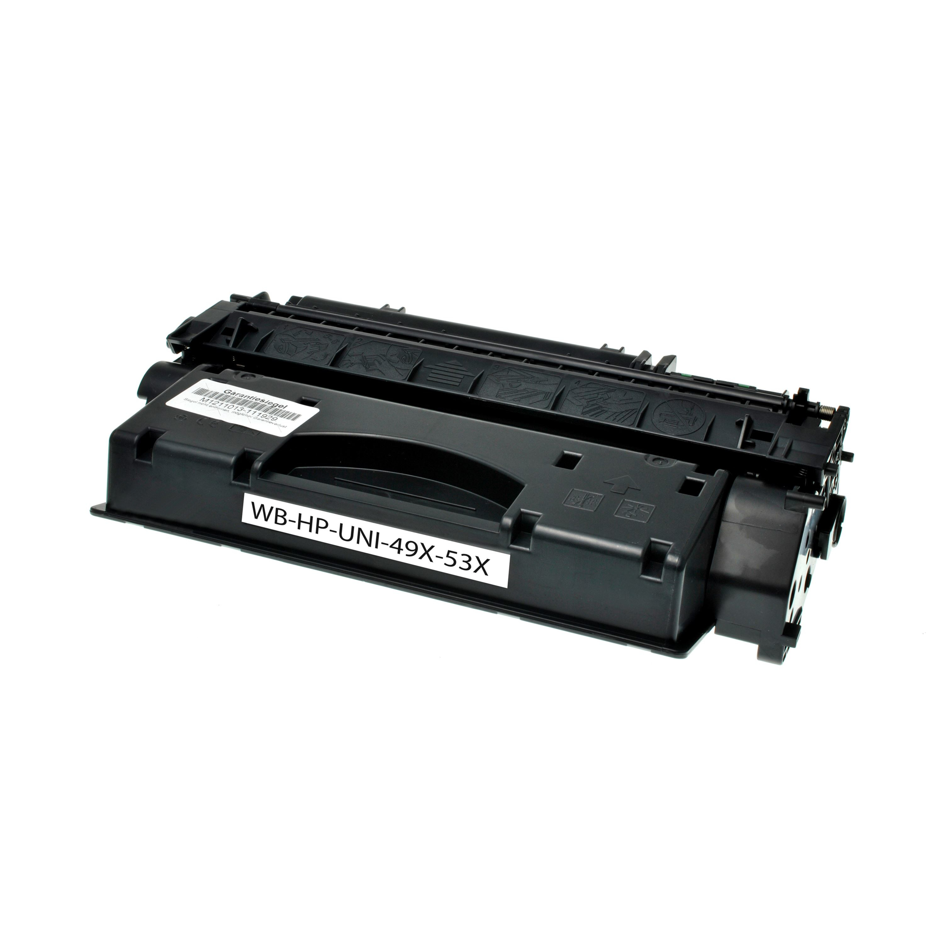 Tóner (alternatif) compatible à HP Q7553XD noir