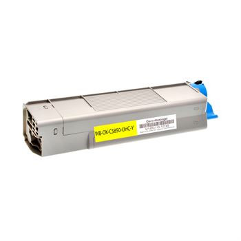 Cartouche de toner (alternatif) compatible à OKI 43865721 jaune
