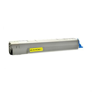 Cartouche de toner (alternatif) compatible à OKI 44059209 jaune