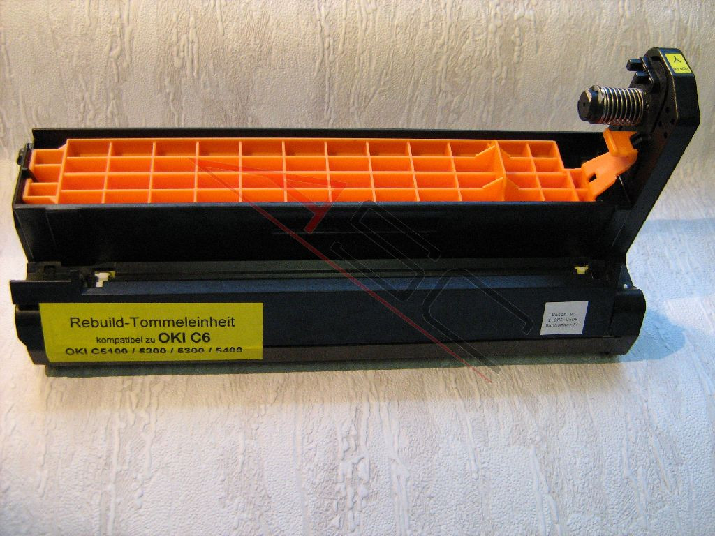 Tambour (alternatif) compatible à Oki C 5100 N 5200 N 5300DN 5400 DN  DTN  TN Color  jaune
