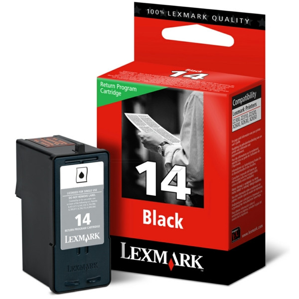 Original Cartouche à tête d'impression noire Lexmark 0018C2090E/14 noir