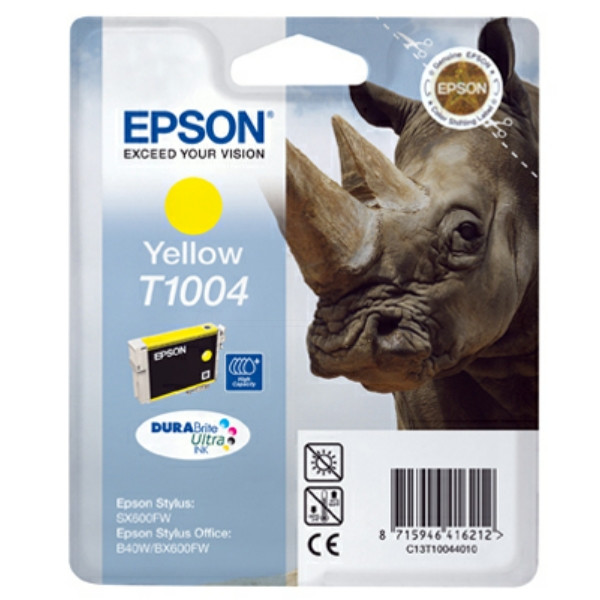 Original Cartouche d'encre jaune Epson 0044010/T1004 jaune