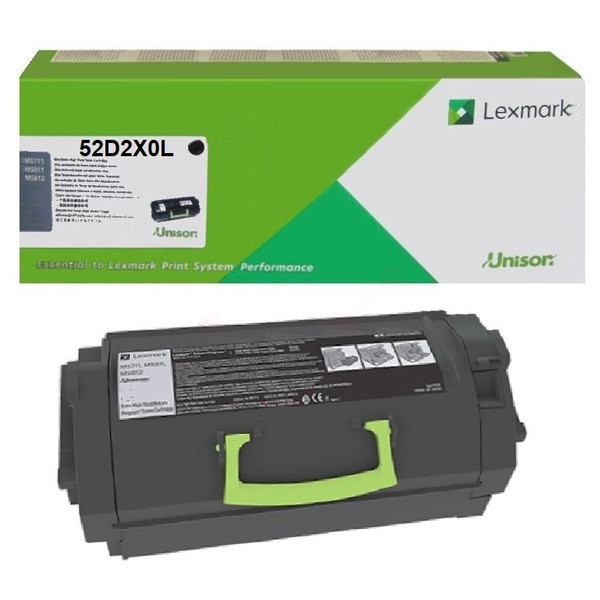 Original Toner noir Lexmark 0052D2X0L/522XL noir