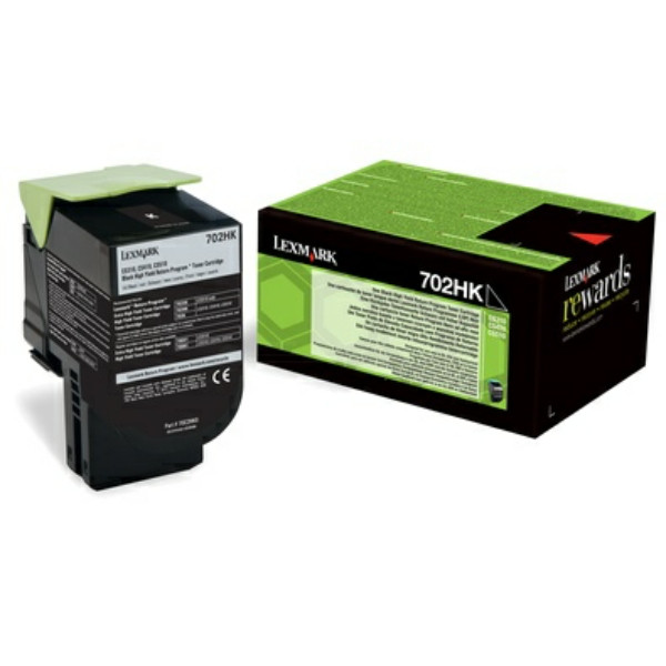 Original Toner noir Lexmark 0070C2HK0/702HK noir